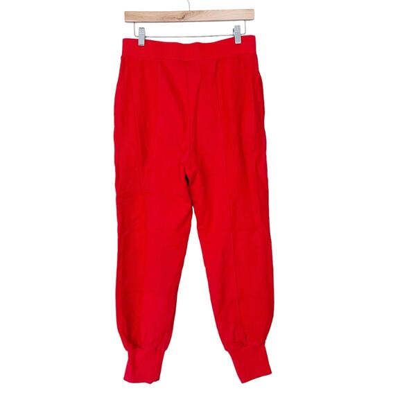 Herve Leger Red Joggers Sz M - Picture 4 of 5